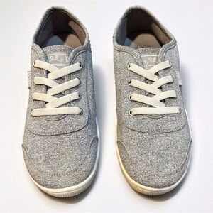 Bobs By Skechers Memory Foam Grey B Cute Slip On Sneaker
